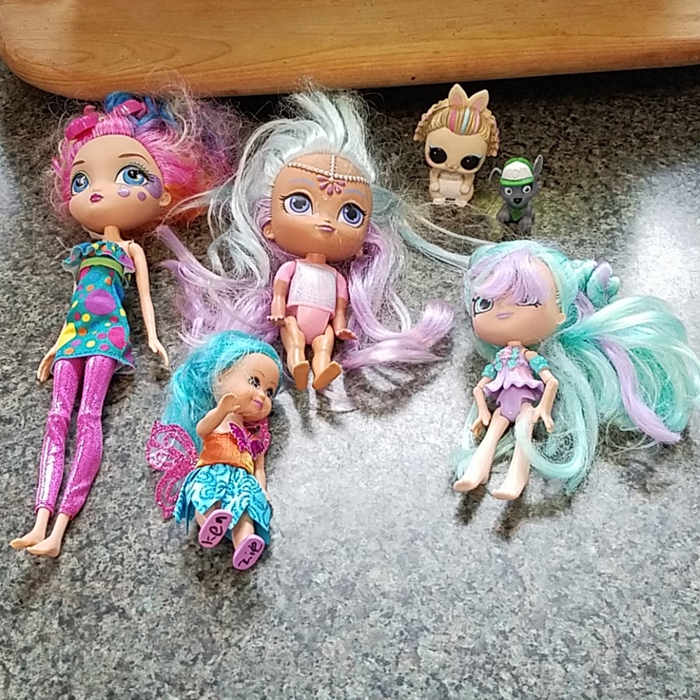 Bag of Small Dolls Mixed Brands